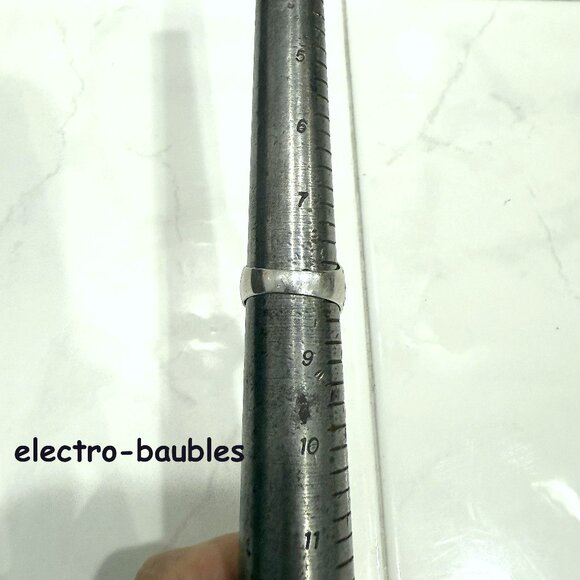 JTV 925 Sterling Silver Filagree Blue Chalcedony & Blue & White Topaz Ring Sz 8 - Picture 6 of 11